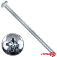 Винт с полукруг гол крест 5х16 DIN 7985 кл пр 4,8 оц.